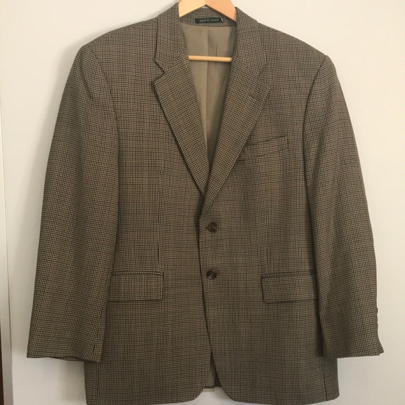 Vintage Ralph Lauren Jacket Blazer Houndstooth